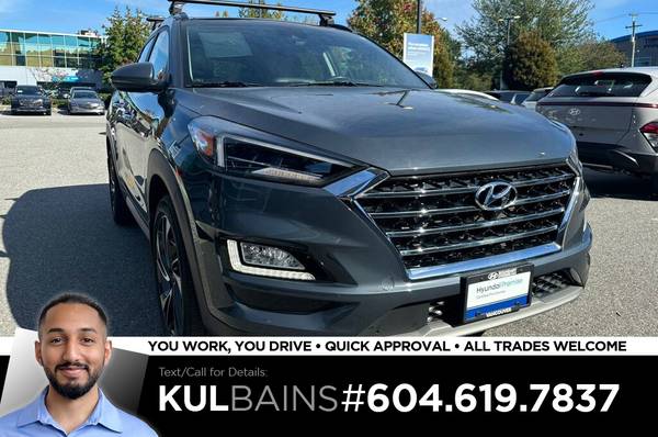 2021 Hyundai Tucson Ultimate AWD for $0 Build Credit, Poor