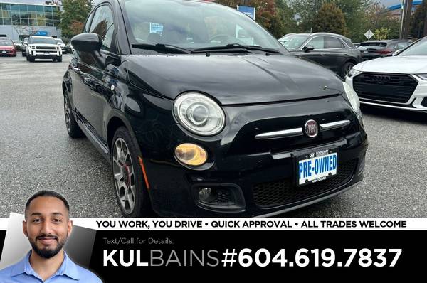 2012 Fiat 500 Sport for $0 Build Credit, Poor Credit,