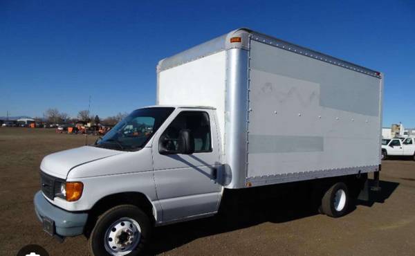 2003 Ford E350 Diesel Cube Van for $0 Build Credit,