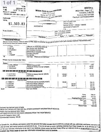 2007 Acura CSX Premium Navigation for $0 Build Credit, Poor