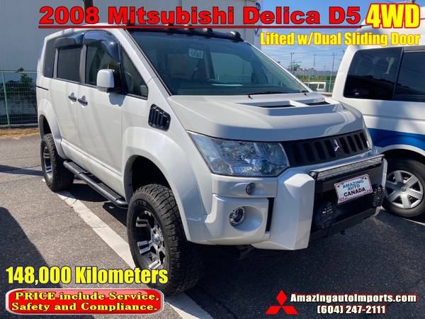 2008 Mitsubishi Delica D5 4WD Lifted for $0 Build Credit,