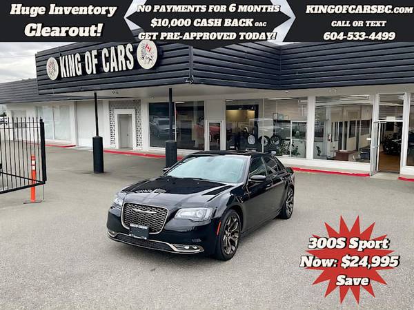 2019 Chrysler 300 300S RWD for $0 Build Credit, Poor