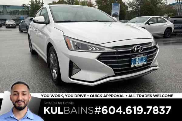 2020 Hyundai Elantra Preferred Sedan for $0 Build Credit, Poor