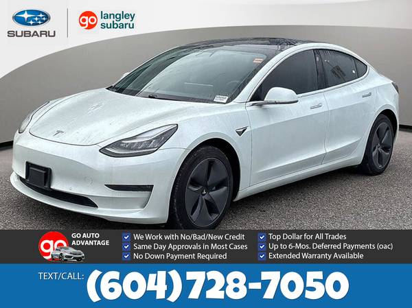 2020 Tesla Model 3 AWD - Low Kms, Leather Seats,