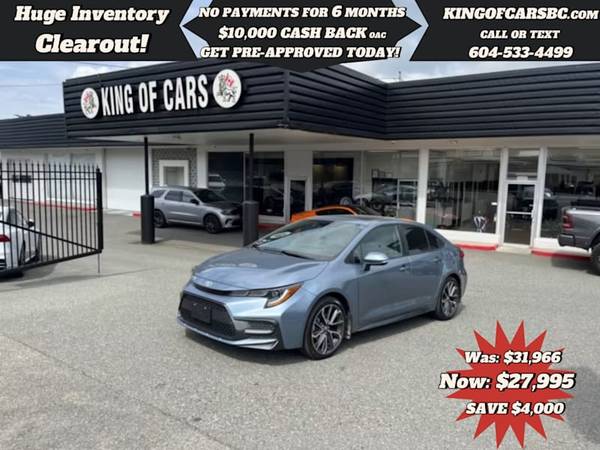 2021 Toyota Corolla SE for $0 Build Credit, Poor Credit,