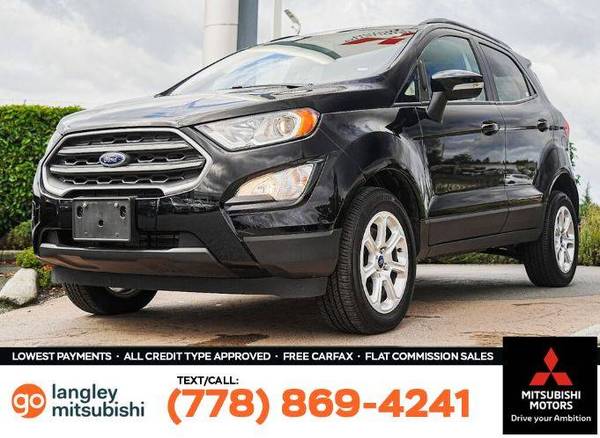 2022 Ford EcoSport SE AWD Sunroof 150W AC Outlet Backup