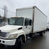 2006 Hino 268 Van Body for $0 Build Credit, Poor