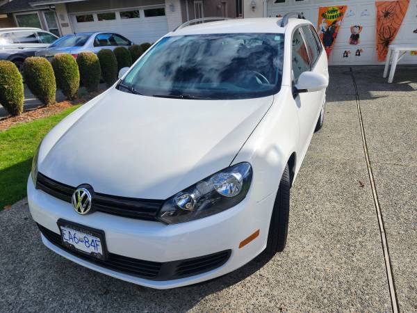 2010 Golf Wagon White for $0 Build Credit, Poor Credit,