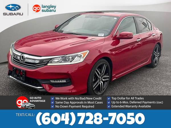 2017 Honda Accord Sedan EX-L for $0 Build Credit, Poor