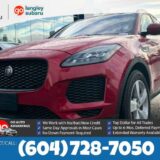 2018 Jaguar E-Pace R-Dynamic AWD for $0 Build Credit, Poor