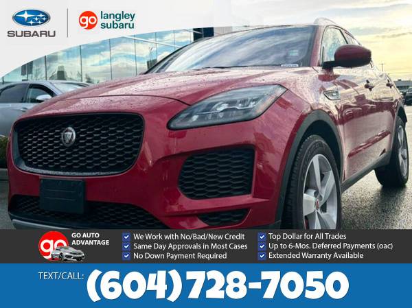 2018 Jaguar E-Pace R-Dynamic AWD for $0 Build Credit, Poor