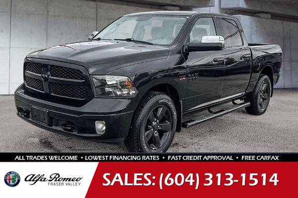 2018 Ram 1500 Big Horn for $0 Build Credit, Poor