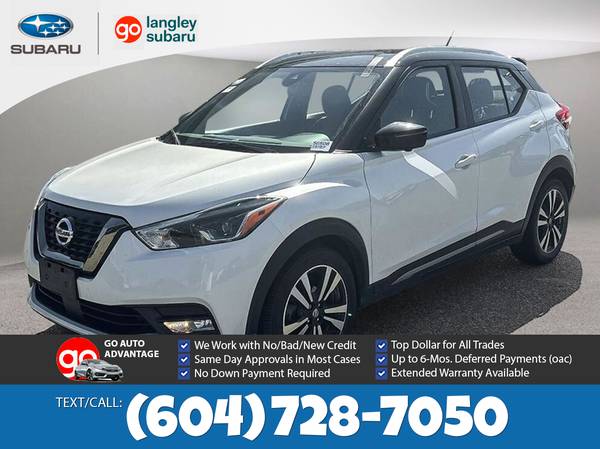 2020 Nissan Kicks SV for $0 Build Credit, Poor Credit,