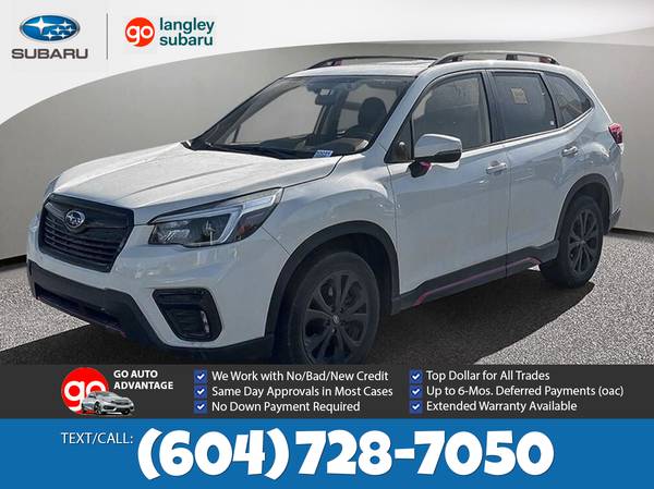 2021 Subaru Forester Sport for $0 Build Credit, Poor Credit,