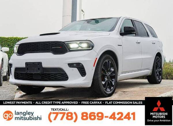 2022 Dodge Durango R/T Plus AWD for $0 Build Credit,