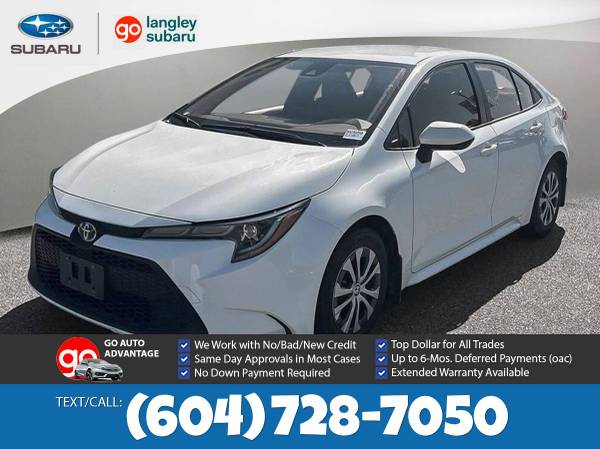 2022 Toyota Corolla Hybrid for $0 Build Credit, Poor Credit,