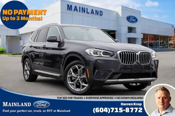 2023 BMW X3 xDrive30i AWD for $0 Build Credit, Poor