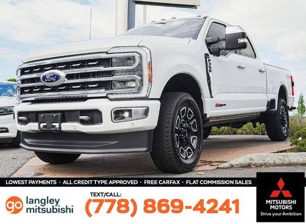 2023 Ford F-350 Platinum 4x4 for $0 Build Credit, Poor