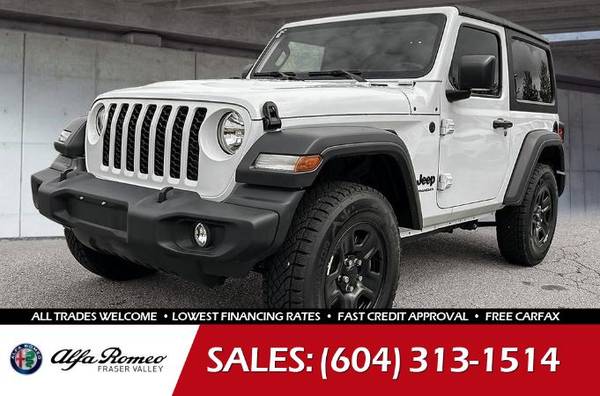 2024 Jeep Wrangler Sport for $0 Build Credit, Poor Credit,