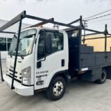 2017 Isuzu NPR Gas V8 Utility Truck for $0 Build