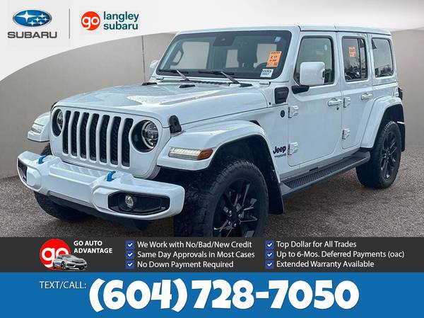 2021 Jeep Wrangler 4xe AWD for $0 Build Credit, Poor