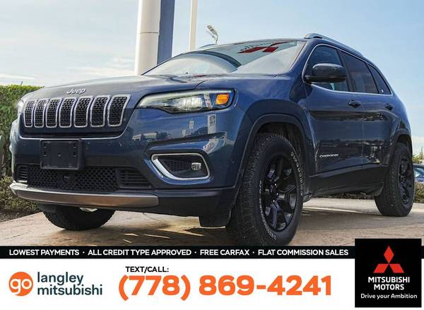 2019 Jeep Cherokee Limited 4x4 V6 Panorooof Adaptive Cruise for