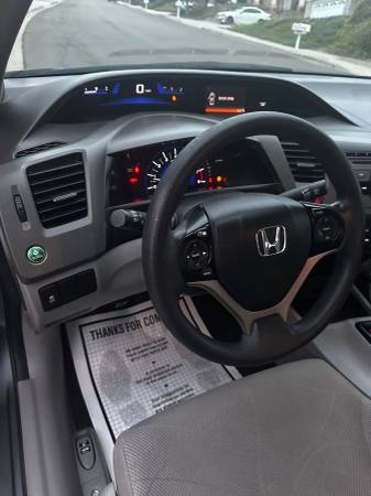 2012 Honda Civic LX Sedan for $0 Build Credit, Poor