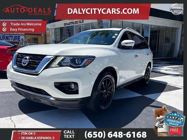 2019 Nissan Pathfinder SL 4WD for $0 Build Credit, Poor