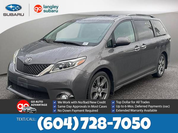 2017 Toyota Sienna LE AWD for $0 Build Credit, Poor