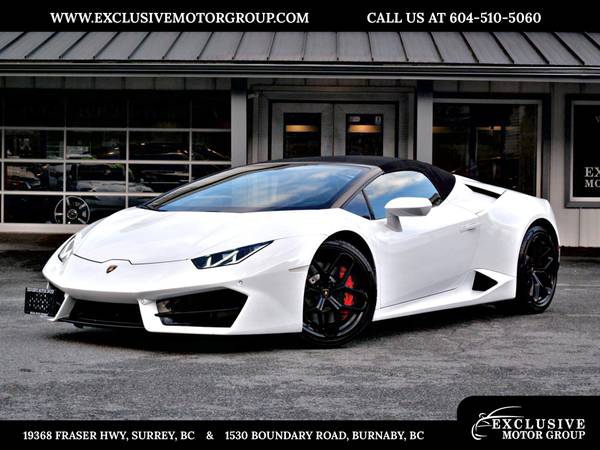 2017 Lamborghini Huracan Spyder LP580-2 for $0 Build Credit, Poor