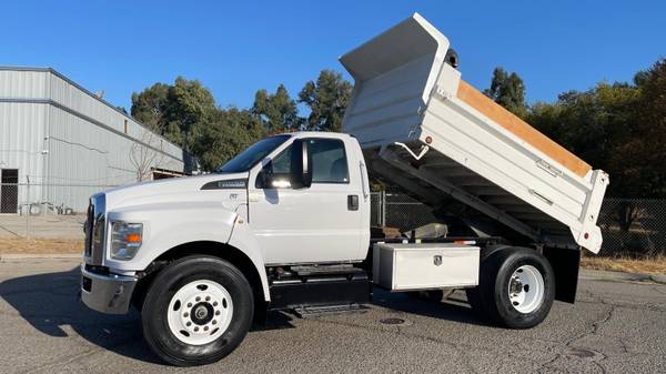 2017 Ford F650 Super Duty V10 Dump Truck for $0