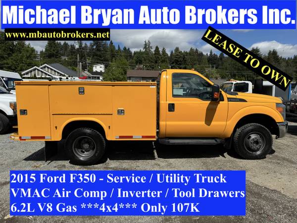 2015 Ford F350 Service Utility Truck 4x4 with VMAC Air