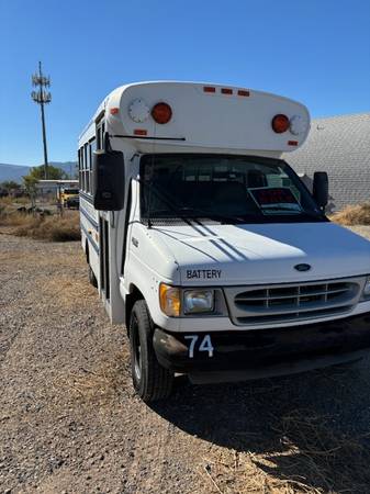 2002 Ford 4 Window School Bus, 75,000 Original Miles for