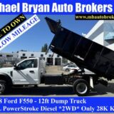 2018 Ford F550 Dump Truck High Walls Diesel 12FT -