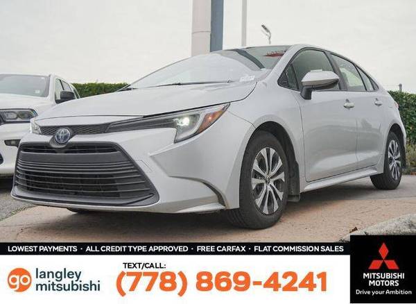 2023 Toyota Corolla Hybrid LE for $0 Build Credit, Poor