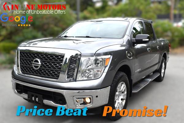 2017 Nissan Titan SV for $0 Build Credit, Poor Credit,