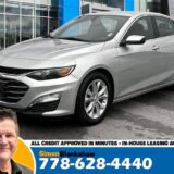 2022 Chevrolet Malibu LT FWD for $0 Build Credit, Poor