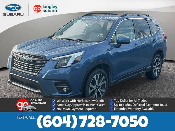 2024 Subaru Forester AWD Limited for $0 Build Credit, Poor