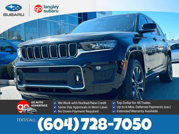 2021 Jeep Grand Cherokee L Overland for $0 Build Credit,