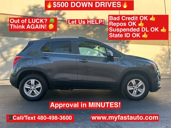 2016 Chevy Trax LS - $500 Down Delivery - Low