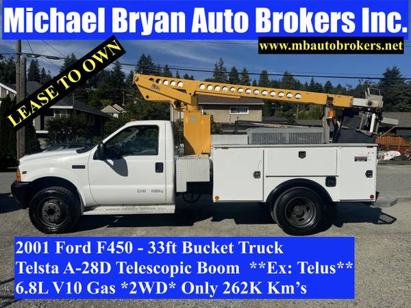 2001 Ford F450 - 33ft Bucket Truck Trim for $0