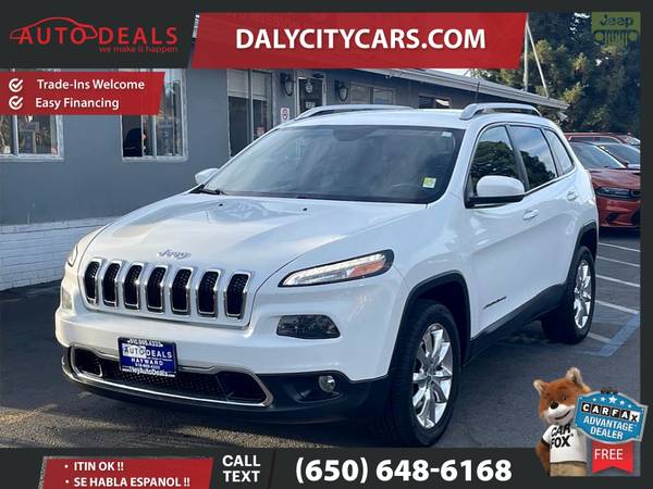 2016 Jeep Cherokee Limited 4D SUV for $0 Build Credit,