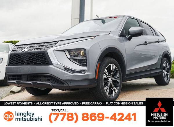 2022 Mitsubishi Eclipse Cross ES S-AWC for $0 Build Credit,