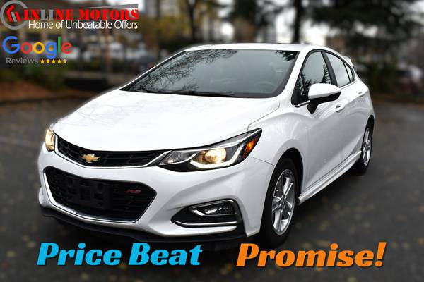 2017 Chevrolet Cruze LT for $0 Build Credit, Poor Credit,