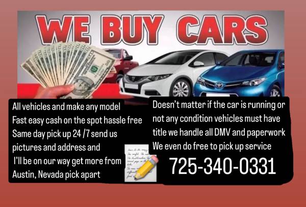 2023 LV Cash for Cars and Trucks for $0 Build