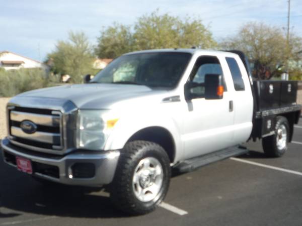 2016 Ford F250 XLT Extra Cab Flatbed Work Truck for