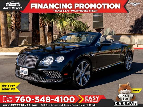 2016 Bentley Continental GT Mulliner Package for $0 Build Credit,