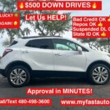 2017 Buick Encore - $500 Down Delivered - Bad Credit