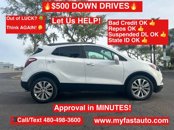 2017 Buick Encore - $500 Down Delivered - Bad Credit