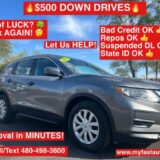 2017 Nissan Rogue - $500 Down Delivery - Bad Credit/Repossessions